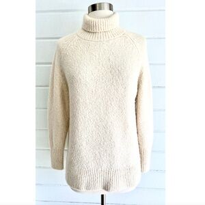 BABATON The Group 100% Alpaca Turtleneck in Cream - XS
